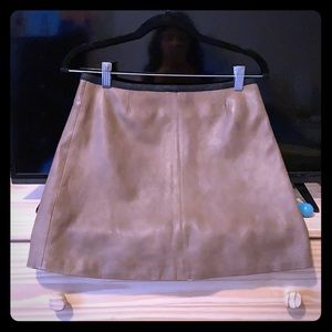 Veda real leather skirt size M